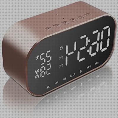 Las mejores bluetooth reloj despertador bluetooth rosa