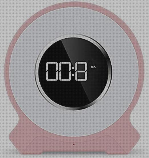 Review de reloj despertador bluetooth rosa