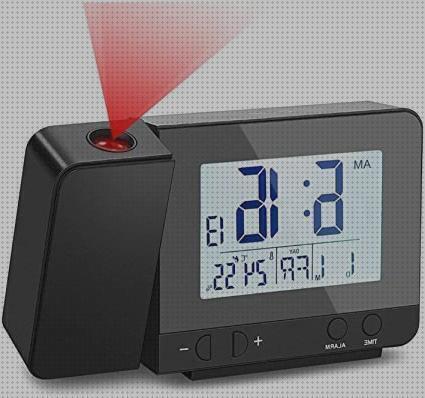 Review de reloj despertador digital con proyector