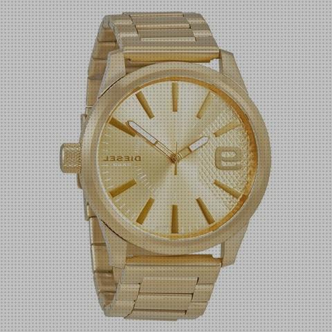 Review de reloj diesel hombre dorado esfera blanca