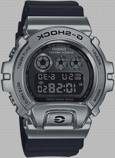 Review de reloj digital casio hombre esfera oscura caja y correa plateadas