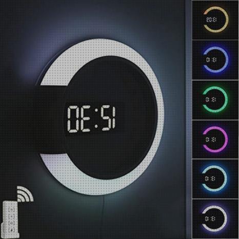 Las mejores marcas de led reloj digital de pared led azul