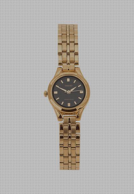 ¿Dónde poder comprar dorados relojes reloj dorado esfera negra mujer?