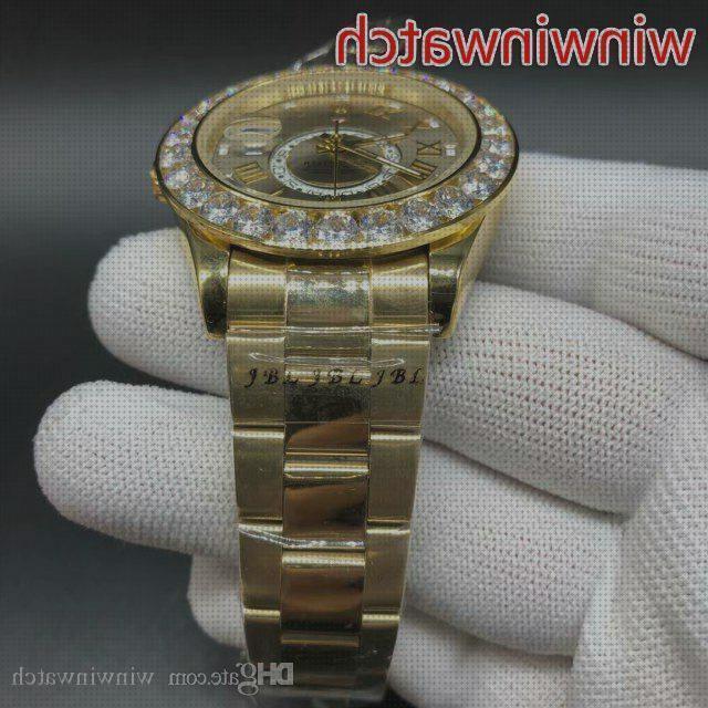 Las mejores reloj diamond mujer reloj dorado gold diamond hombre