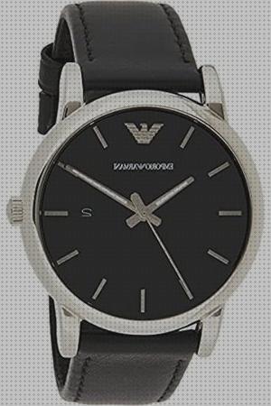 Review de reloj emporio armani blanco hombre correa blanca agujas azules