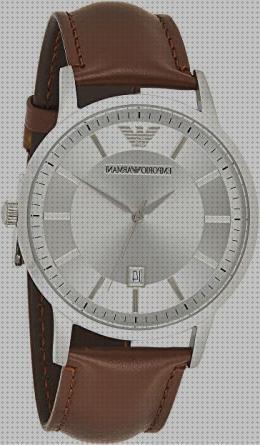 Las mejores reloj emporio armani armani reloj reloj emporio armani de hombre correa de cuero marron