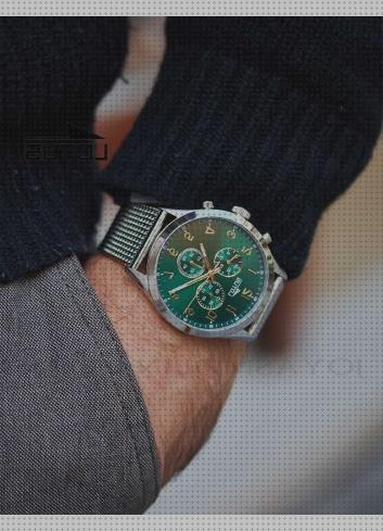 Las mejores esferas relojes reloj esfera verde hombre