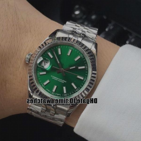 ¿Dónde poder comprar esferas relojes reloj esfera verde hombre?