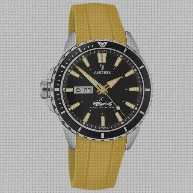 Las mejores marcas de festina reloj festina amarillo hombre