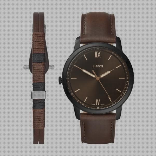 ¿Dónde poder comprar fossil reloj hombre reloj fossil reloj fossil hombre negro con la correa de cuero?