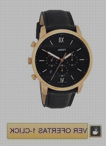 Las mejores marcas de fossil reloj hombre reloj fossil reloj fossil hombre negro con la correa de cuero