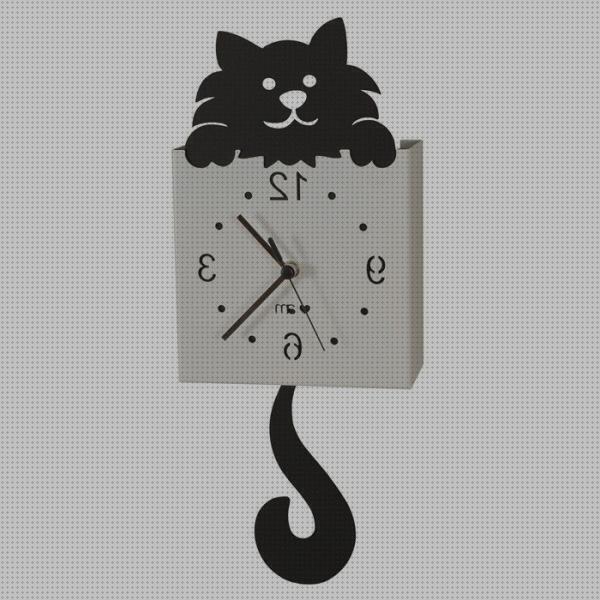 Las mejores gatos reloj gato pendulo