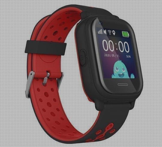 Las mejores reloj niños gps gps reloj gps negro y rojo niños