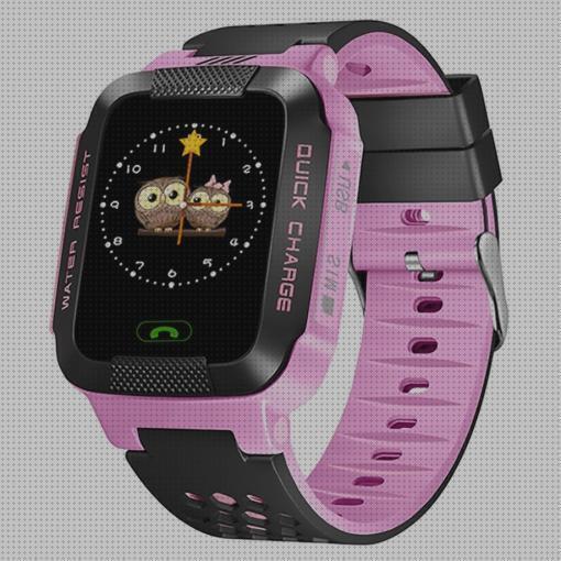 Las mejores teléfonos relojes gps reloj gps telefono resistente agua rosa