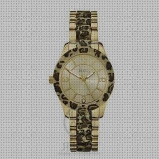 Las mejores marcas de guess reloj guess animal print dorado