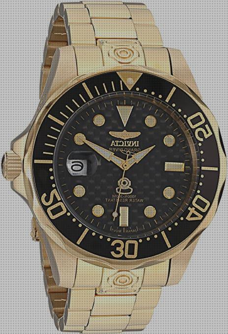 Review de reloj invicta hombre chapado en oro 18k