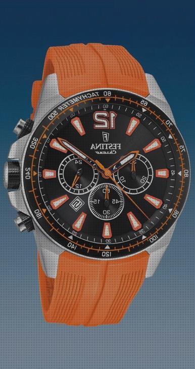 Review de reloj lotus hombre naranja