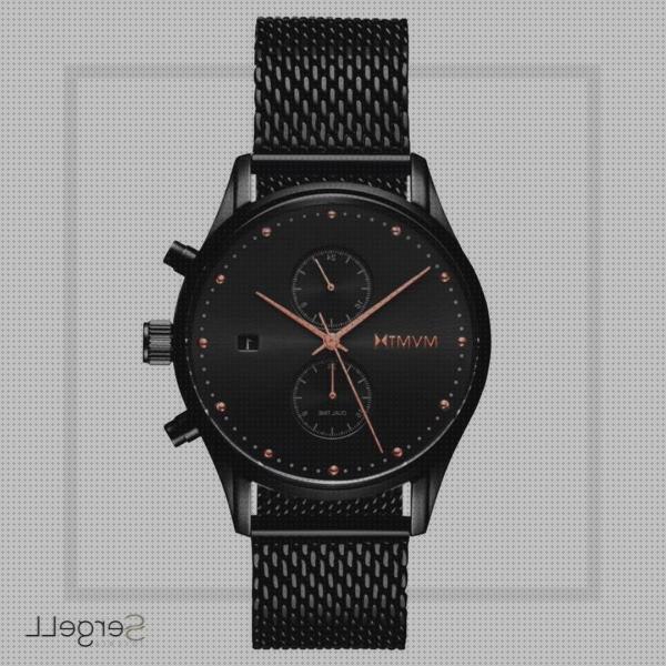 Review de reloj metalico negro hombre