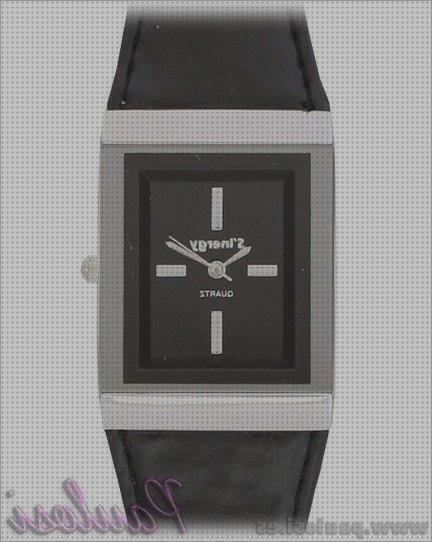 Las mejores negros mujeres relojes reloj mujer negro plateado rectangular