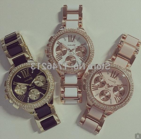 Las mejores negros mujeres relojes reloj mujer negro y dorado