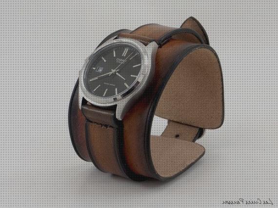 Las mejores muñequeras reloj muñequera cuero hombre