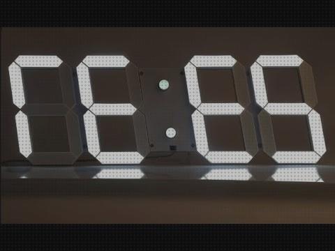 Review de reloj pared digital con numeros grandes