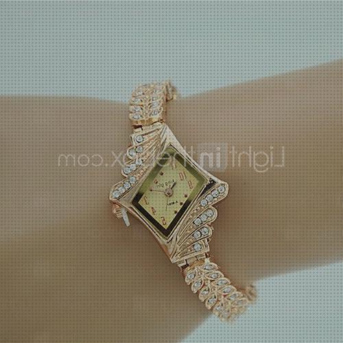 Review de reloj pulsera mujer dorado
