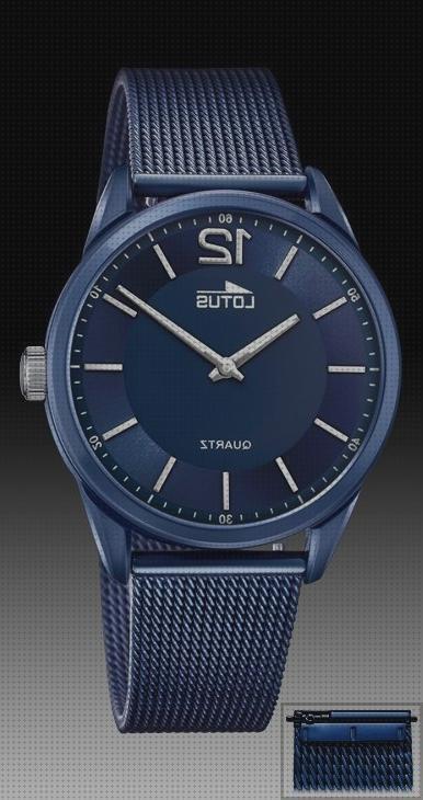 Review de reloj quartz hombre azul