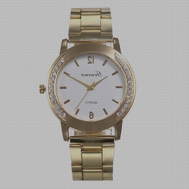 Review de reloj quartz mujer dorado