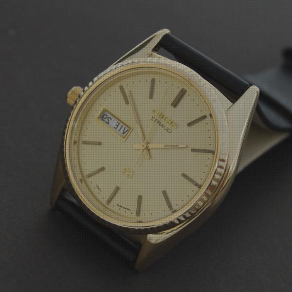 Review de reloj seiko quartz dorado mujer