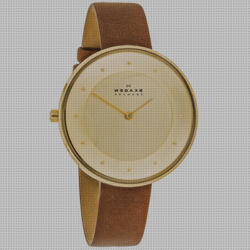 Las mejores skagen reloj reloj skagen mujer dorado