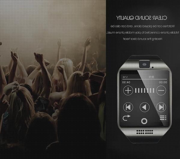 Las mejores marcas de smartwatch reloj smartwatch q18 pantalla curva teléfonos camara bluetooth