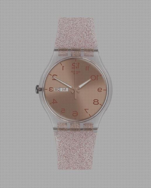 Las mejores swatch reloj swatch mujer rosa glitter