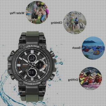 Las mejores marcas de sumergible reloj tipo militar hombre sport navy seal sumergible