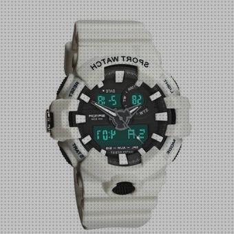 ¿Dónde poder comprar blancos relojes reloj blanco deportivo hombre?