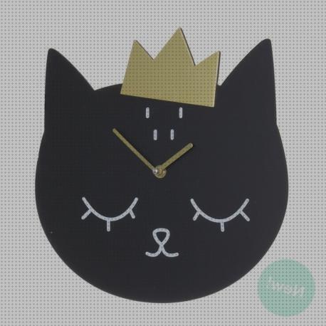 Las mejores marcas de paredes relojes reloj de pared gato