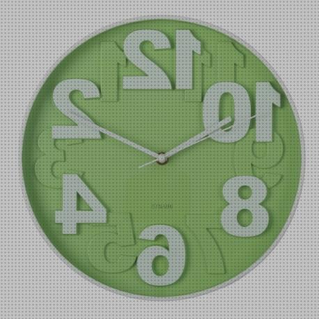 Las mejores marcas de paredes relojes reloj de pared verde