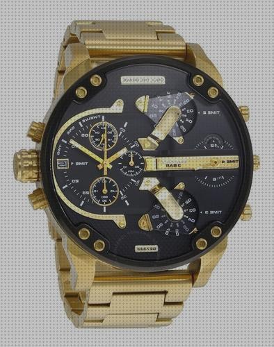 Las mejores marcas de diesel relojes relojes relojes diesel dorado de hombre