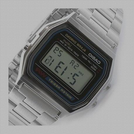 Review de relojes digitales analojicos dorados