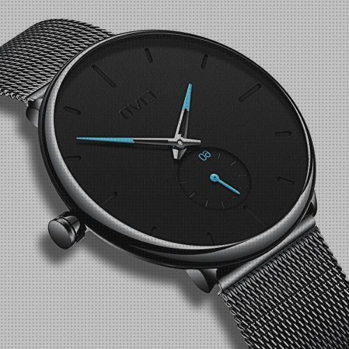 ¿Dónde poder comprar escaparate relojes relojes relojes esfera negra hombre estilo minimalista?