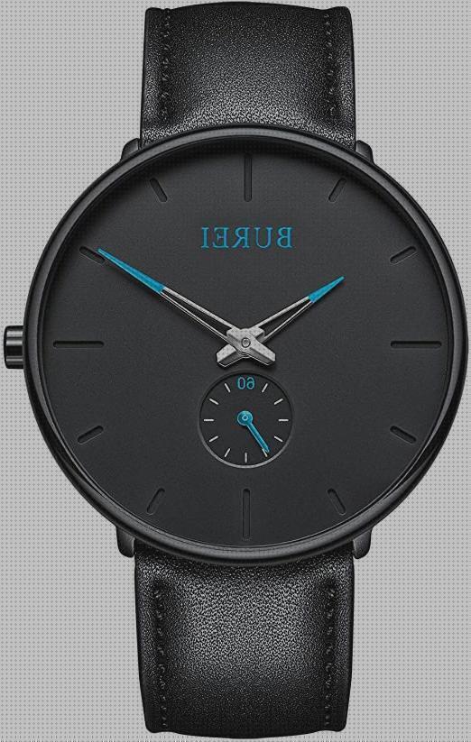 Las mejores marcas de escaparate relojes relojes relojes esfera negra hombre estilo minimalista