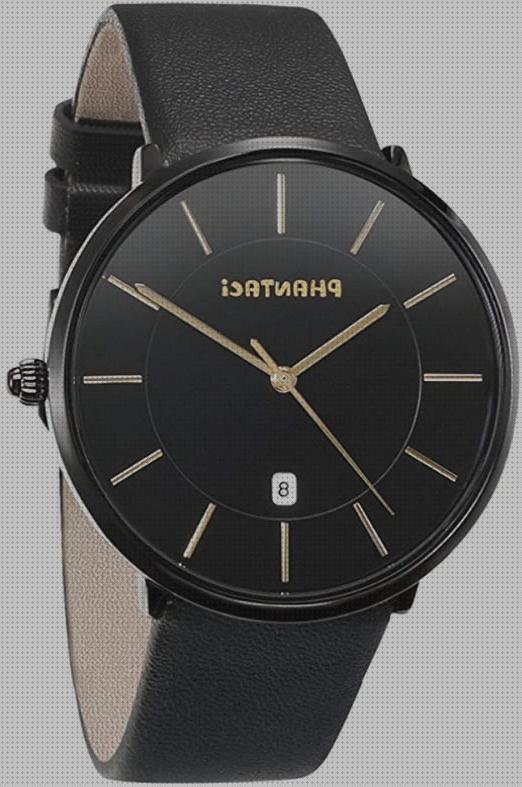 Review de relojes esfera negra hombre estilo minimalista