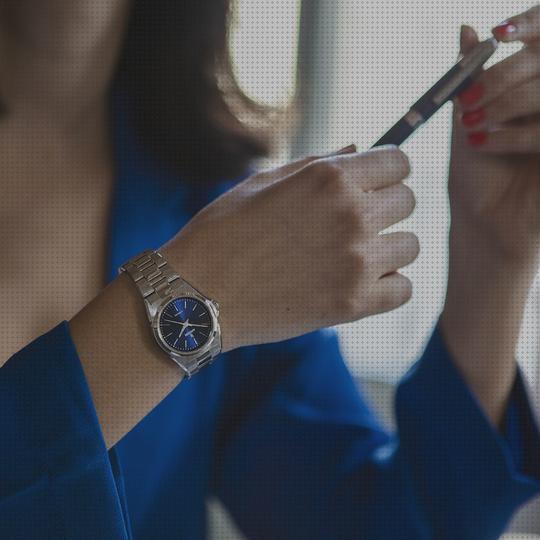 Review de relojes festina mujer azul correa acero