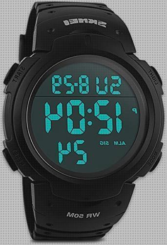 Review de relojes hombre digital sumergible led verde