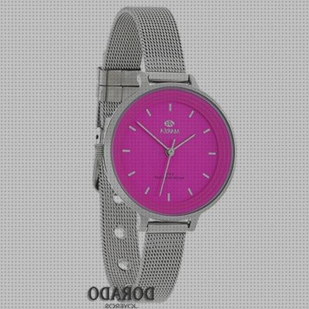 Review de relojes lotus mujer fondo fucsia