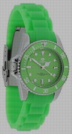 Las mejores marcas de marea relojes relojes relojes marea mujer de goma color verde