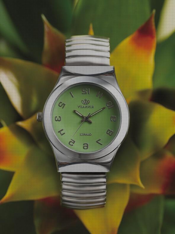 Las mejores marcas de mujeres relojes reloj mujer esfera verde