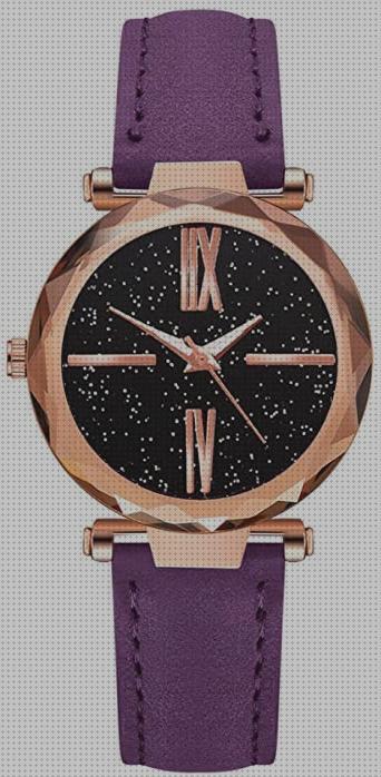 Las mejores marcas de mujeres relojes reloj mujer violeta